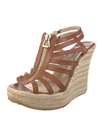 Jimmy Choo Straw Espadrilles