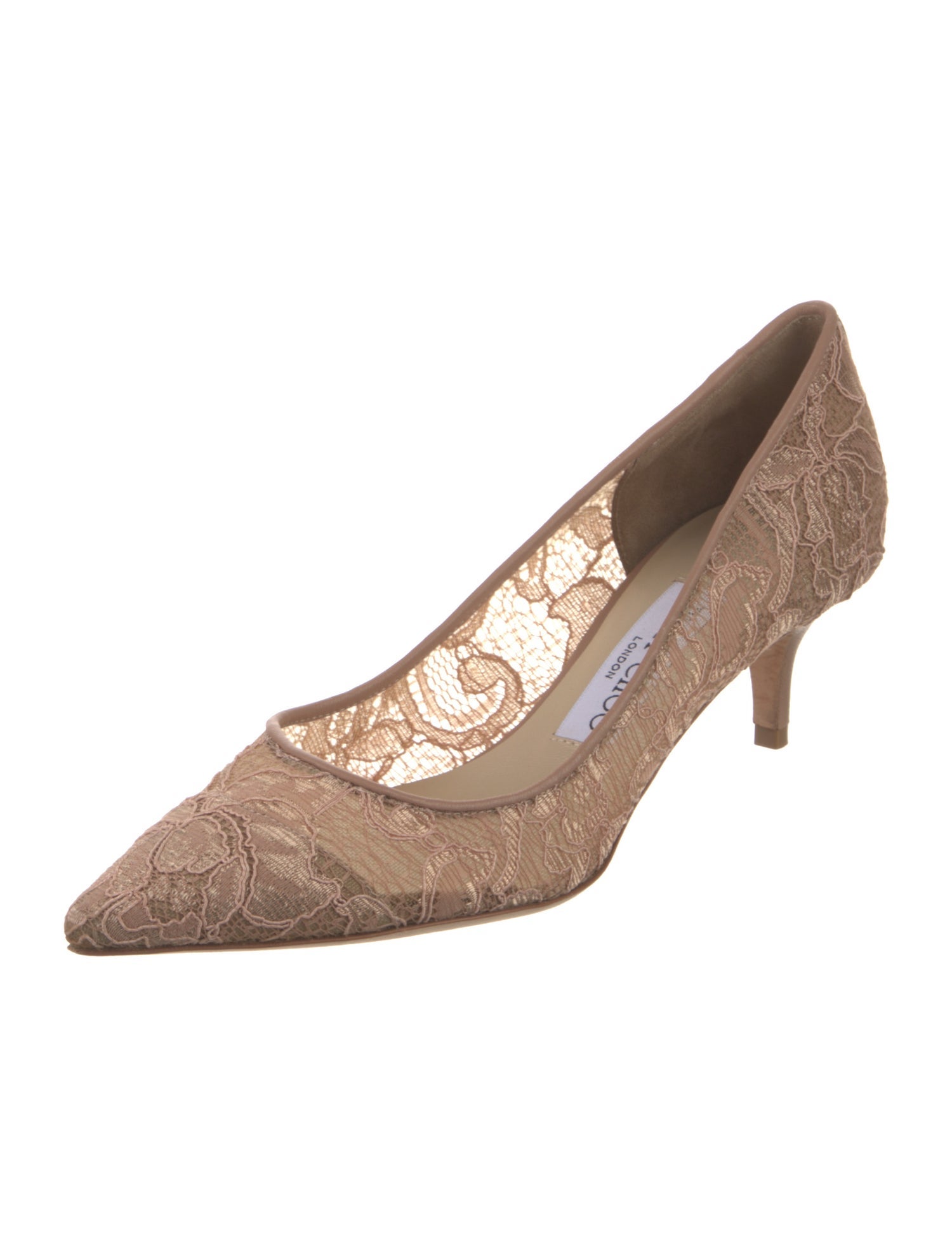 Jimmy Choo Lace Lace Pattern Pumps