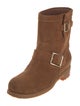 Jimmy Choo Suede Moto Boots