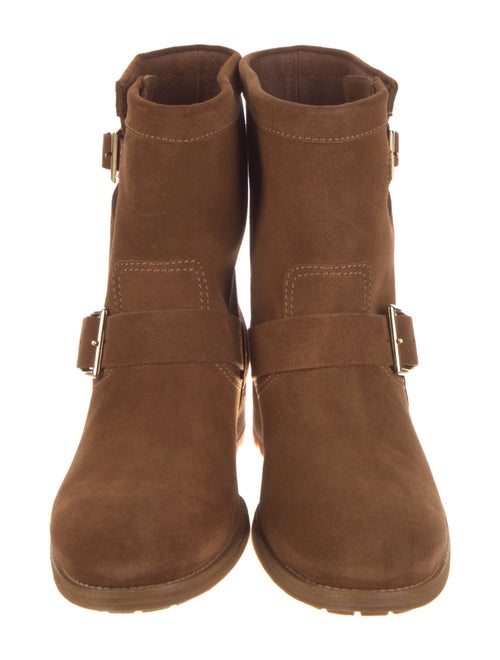 Jimmy Choo Suede Moto Boots