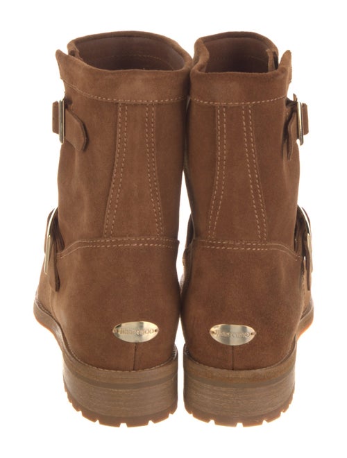 Jimmy Choo Suede Moto Boots