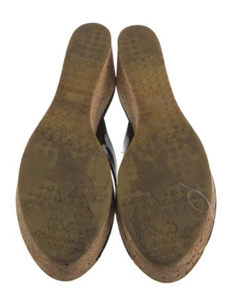 Jimmy Choo Patent Leather Flip Flops