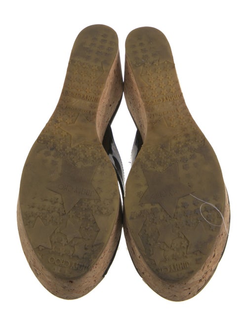 Jimmy Choo Patent Leather Flip Flops