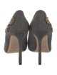 Jimmy Choo Wool Crystal Embellishments Pumps