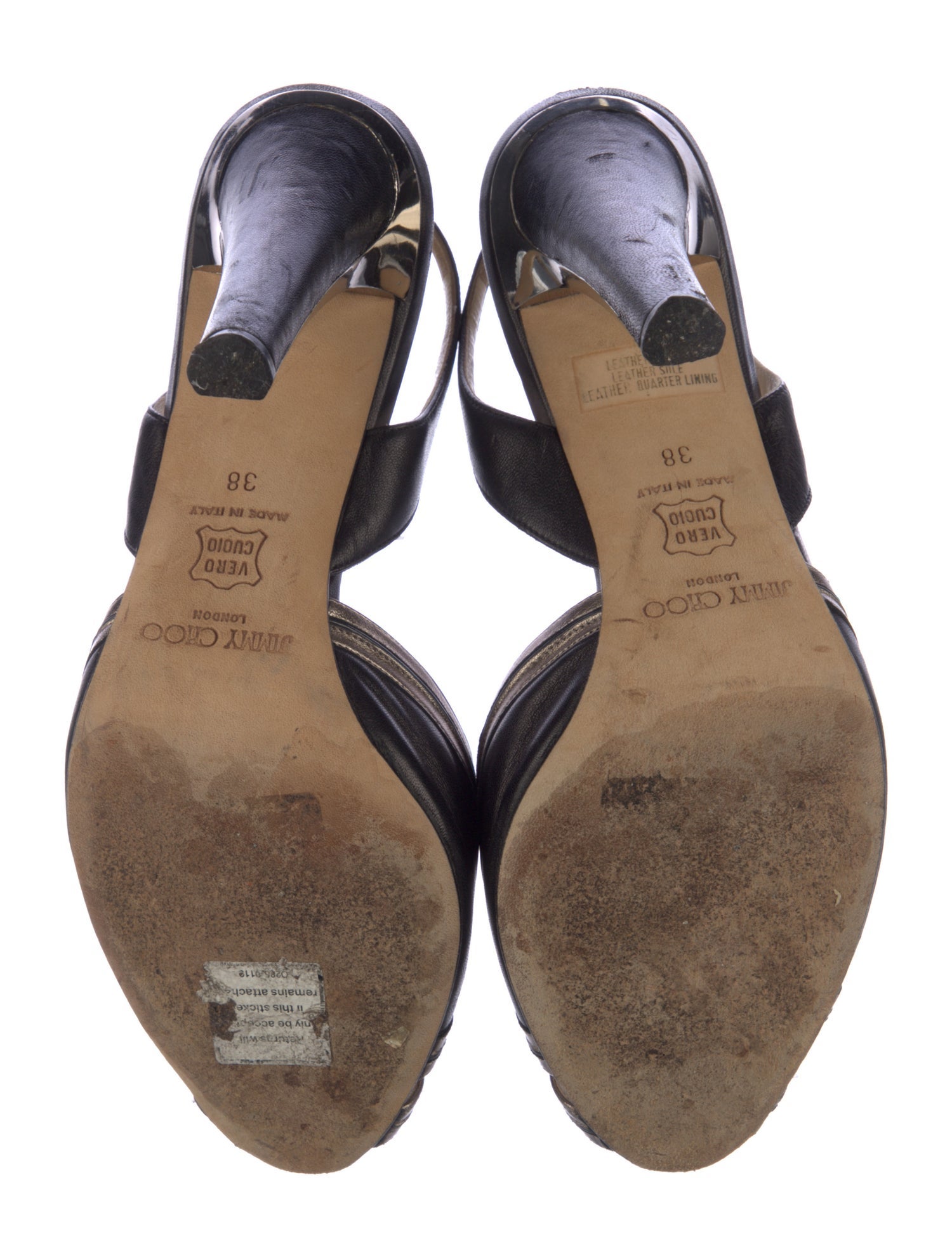 Jimmy Choo Leather Slingback Pumps