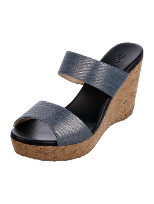 Jimmy Choo Denim Slides