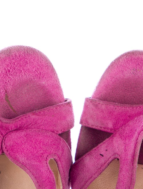 Jimmy Choo Suede Cutout Accent Sandals