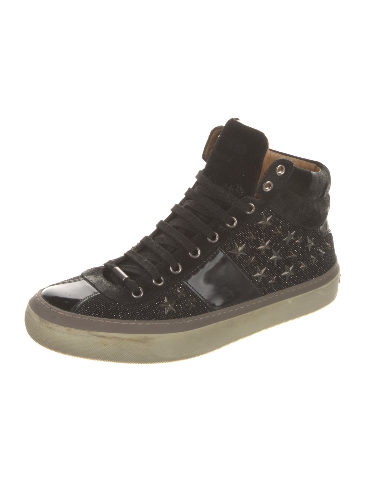 Jimmy Choo Suede Printed Sneakers