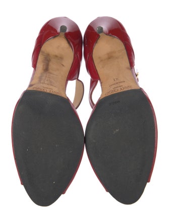 Jimmy Choo Vegan Patent Leather D'Orsay Pumps