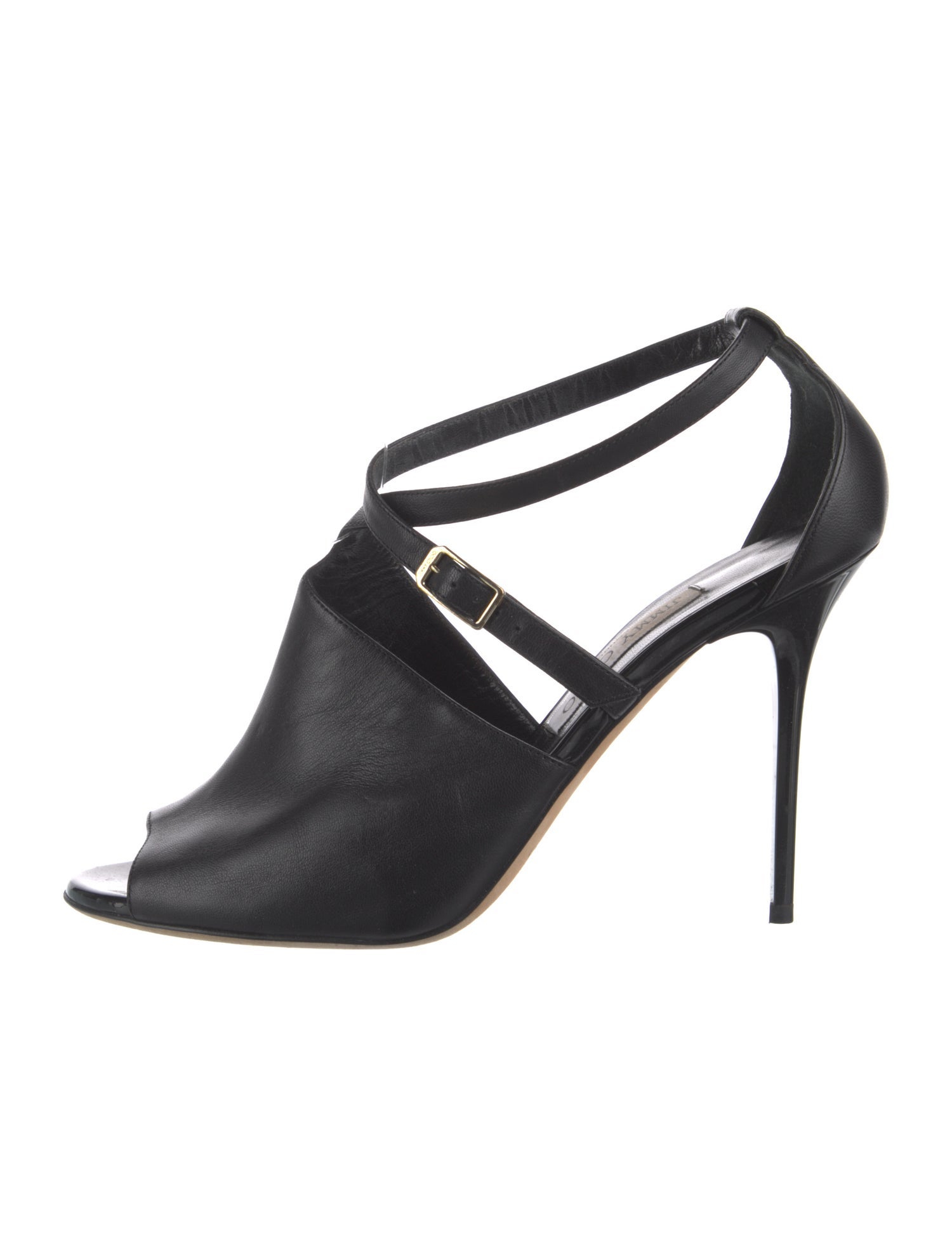 Jimmy Choo Leather T-Strap Pumps