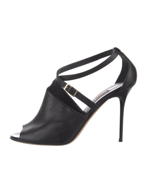 Jimmy Choo Leather T-Strap Pumps