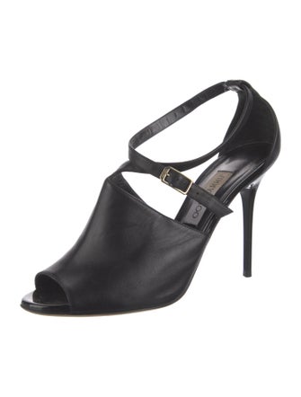 Jimmy Choo Leather T-Strap Pumps