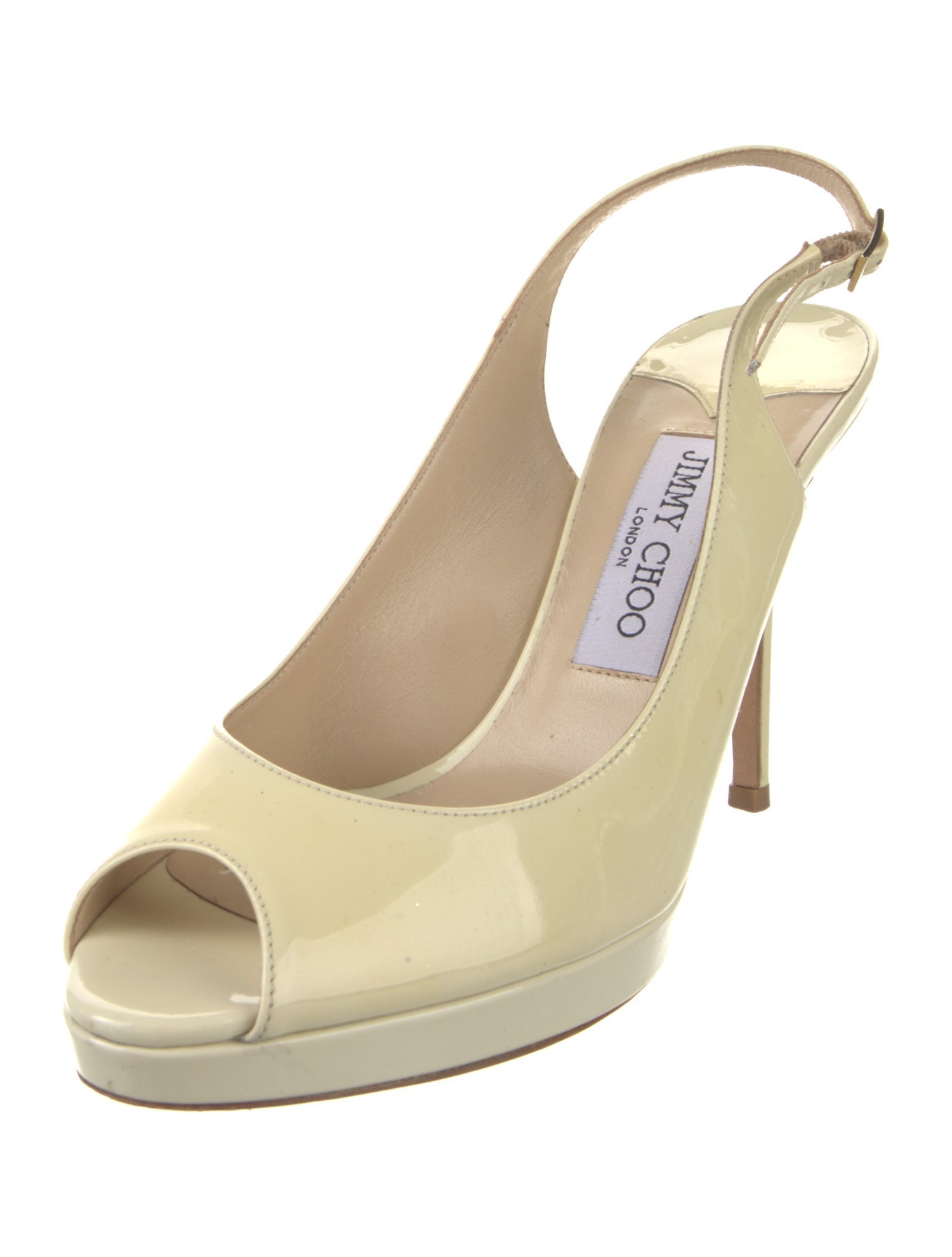 Jimmy Choo Patent Leather Slingback Pumps