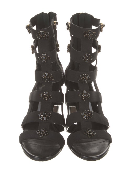 Jimmy Choo Crystal Embellishments Gladiator Sandals
