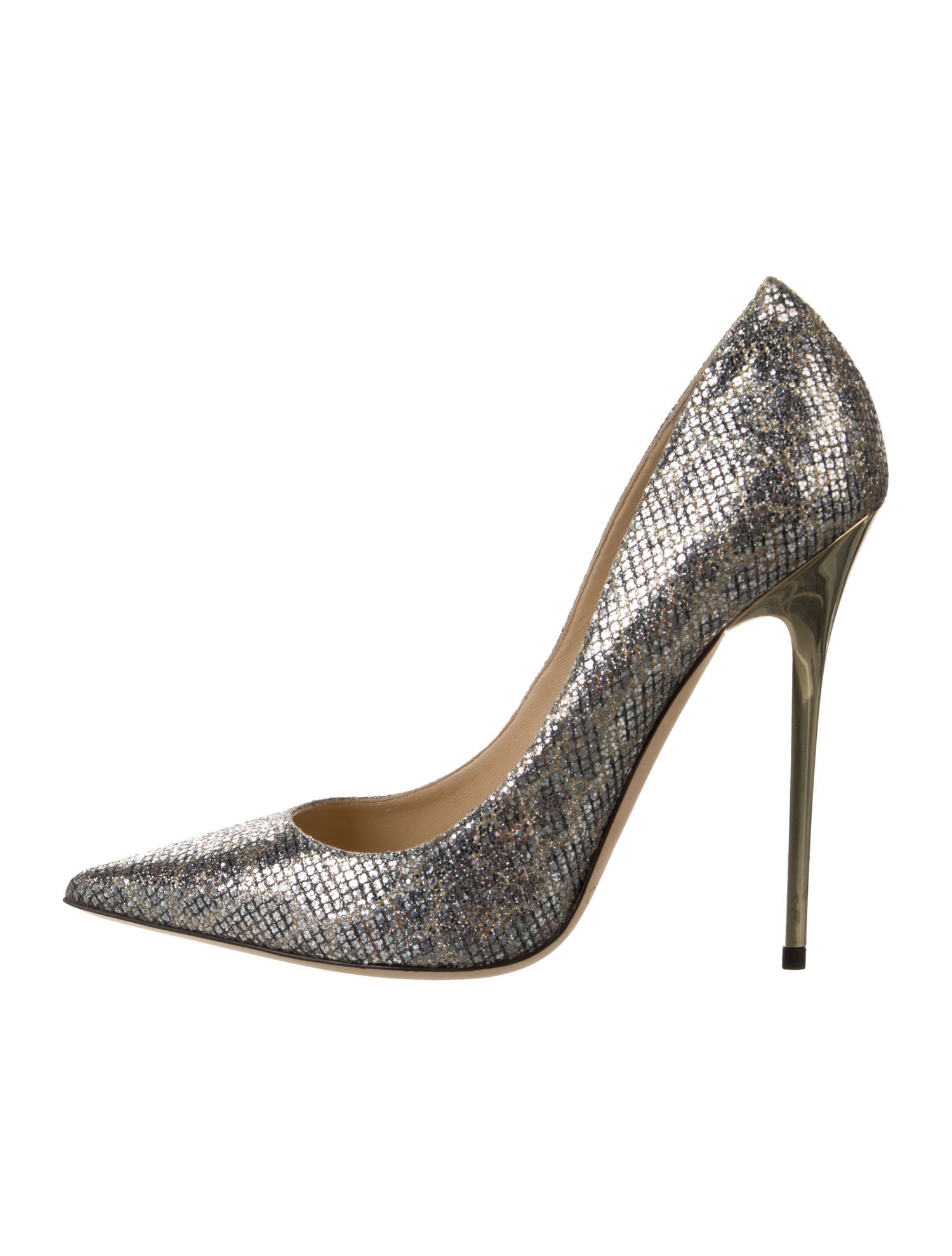 Jimmy Choo Glitter Glitter Accents Pumps