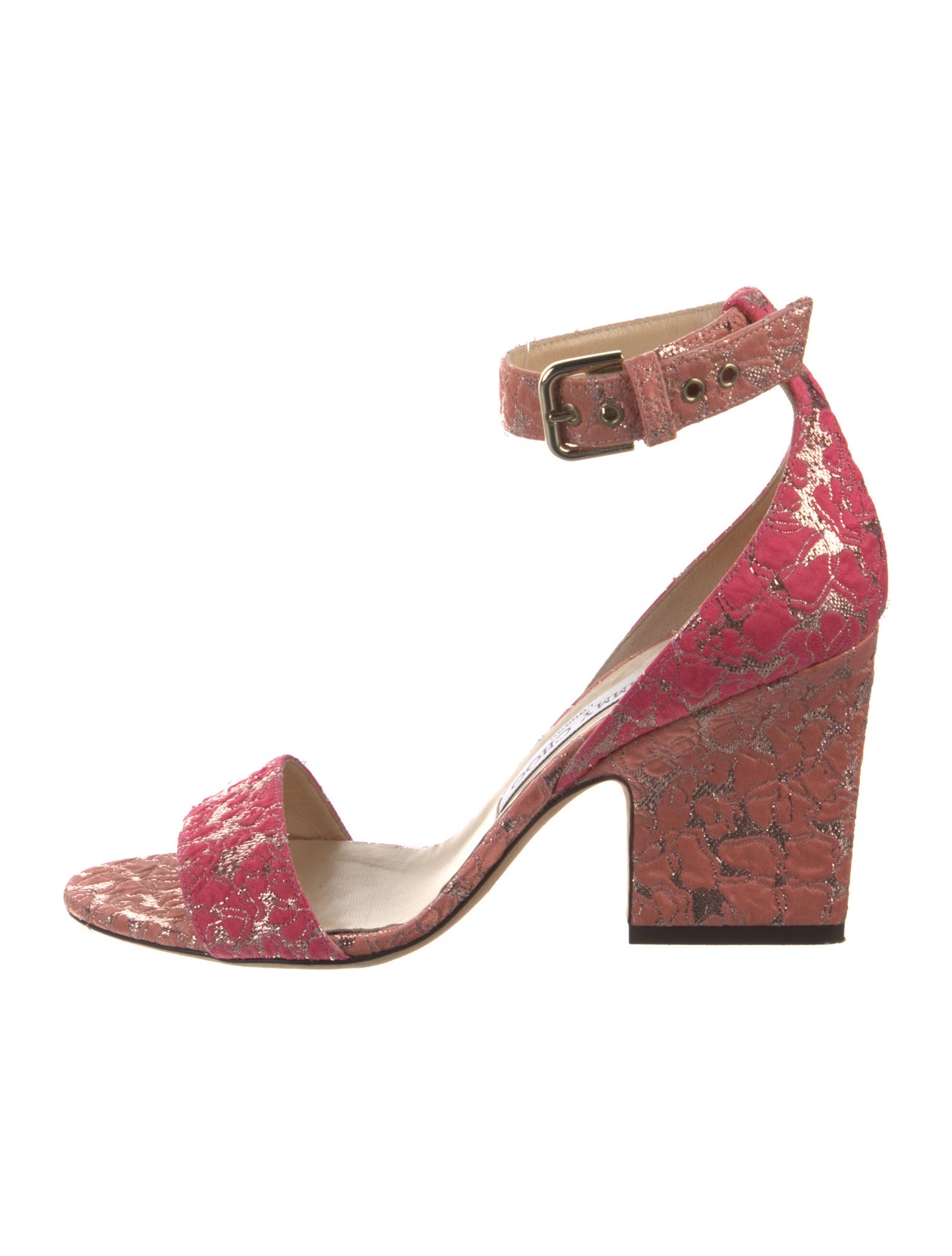 Jimmy Choo Lace Pattern Sandals