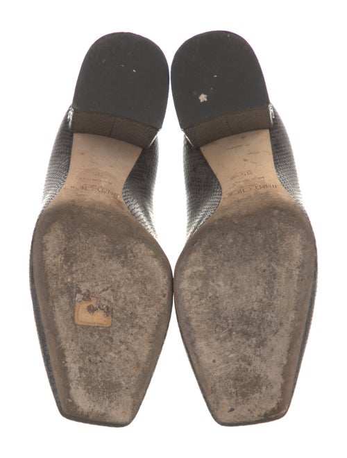 Jimmy Choo Embossed Leather Pumps