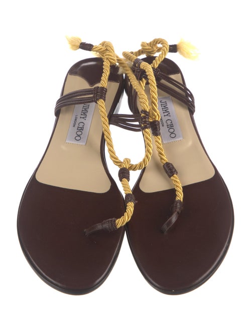 Jimmy Choo Leather Gladiator Sandals