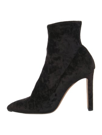 Jimmy Choo Velvet Sock Boots