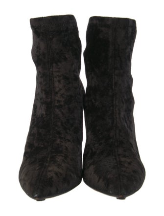 Jimmy Choo Velvet Sock Boots