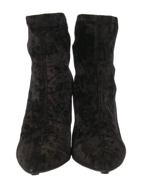 Jimmy Choo Velvet Sock Boots