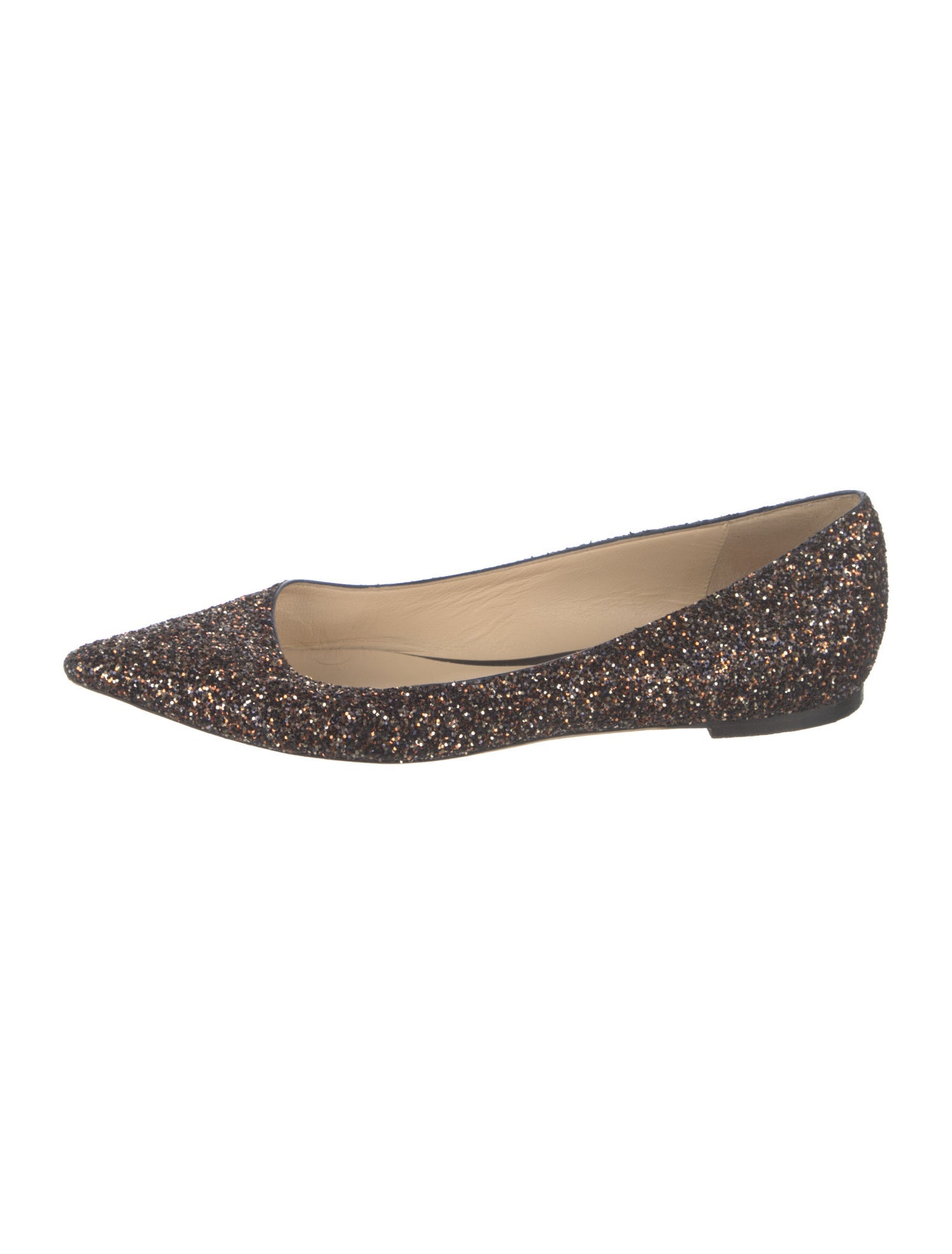 Jimmy Choo Glitter Ballet Flats