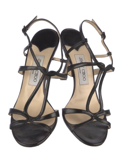 Jimmy Choo Leather Slingback Sandals