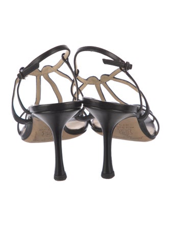 Jimmy Choo Leather Slingback Sandals