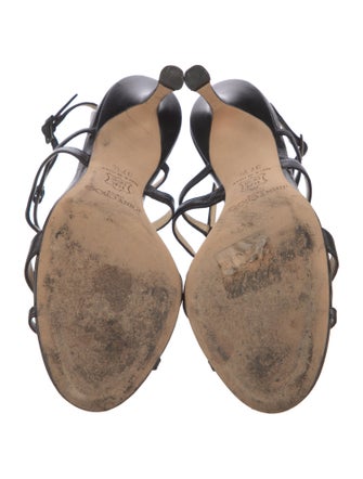 Jimmy Choo Leather Slingback Sandals