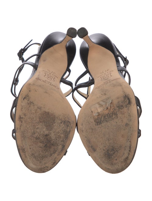 Jimmy Choo Leather Slingback Sandals