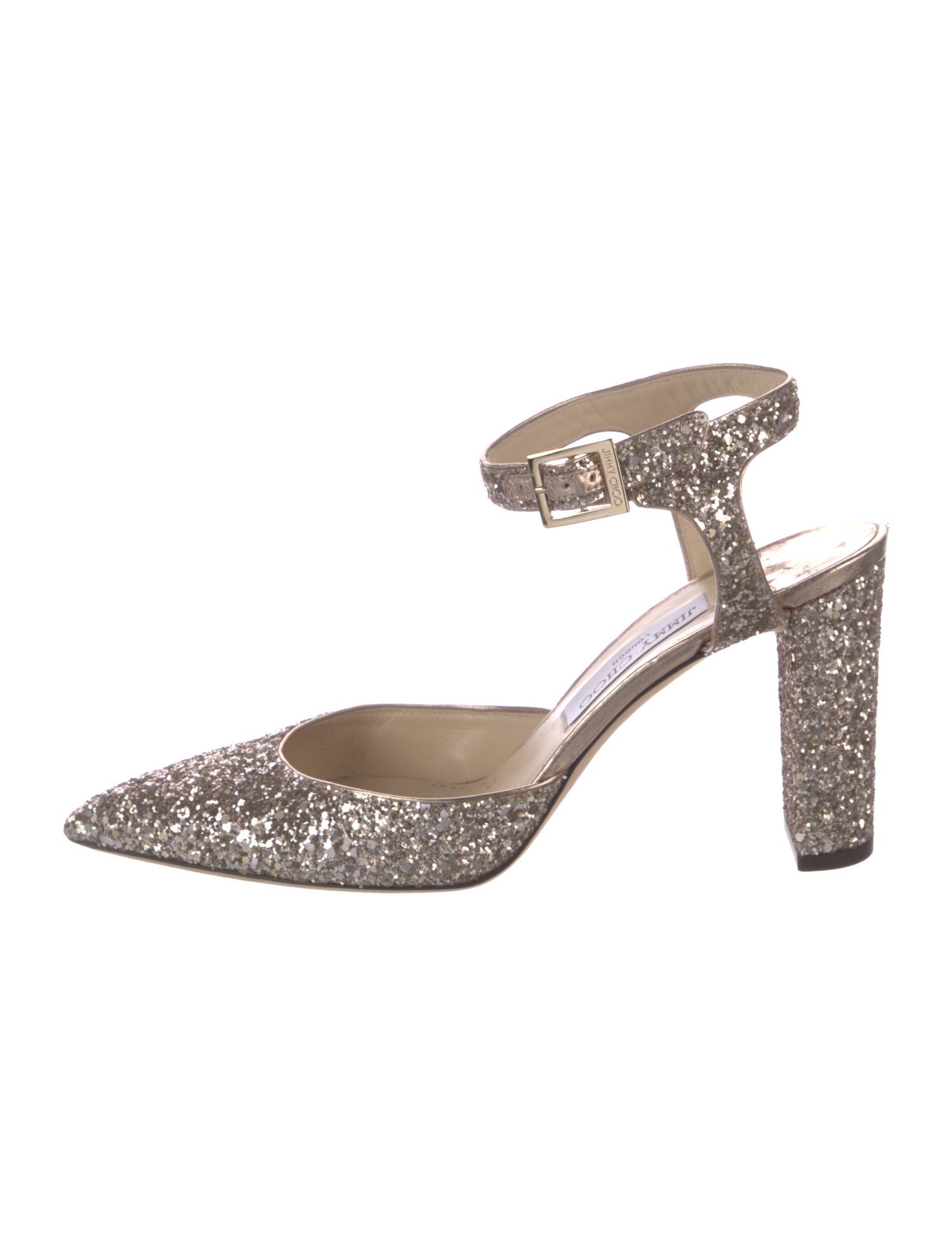 Jimmy Choo Glitter Slingback Pumps