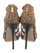 Jimmy Choo Ponyhair Animal Print Sandals