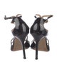 Jimmy Choo Patent Leather Cutout Accent Sandals