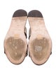 Jimmy Choo Embossed Leather Animal Print Slides
