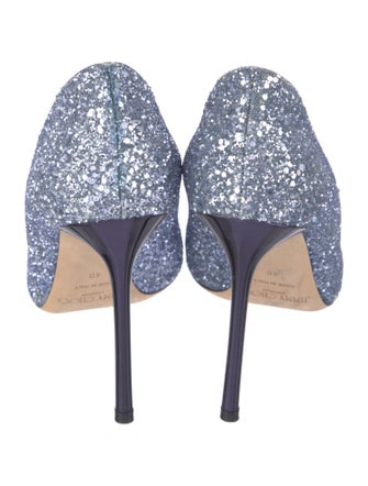 Jimmy Choo Glitter Glitter Accents Pumps