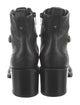 Jimmy Choo Leather Crystal Embellishments Lace-Up Boots