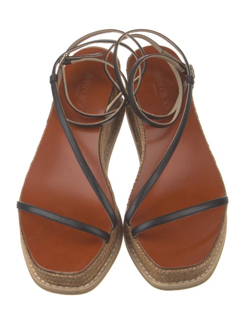Jimmy Choo Leather Espadrilles