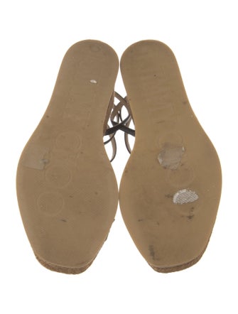 Jimmy Choo Leather Espadrilles