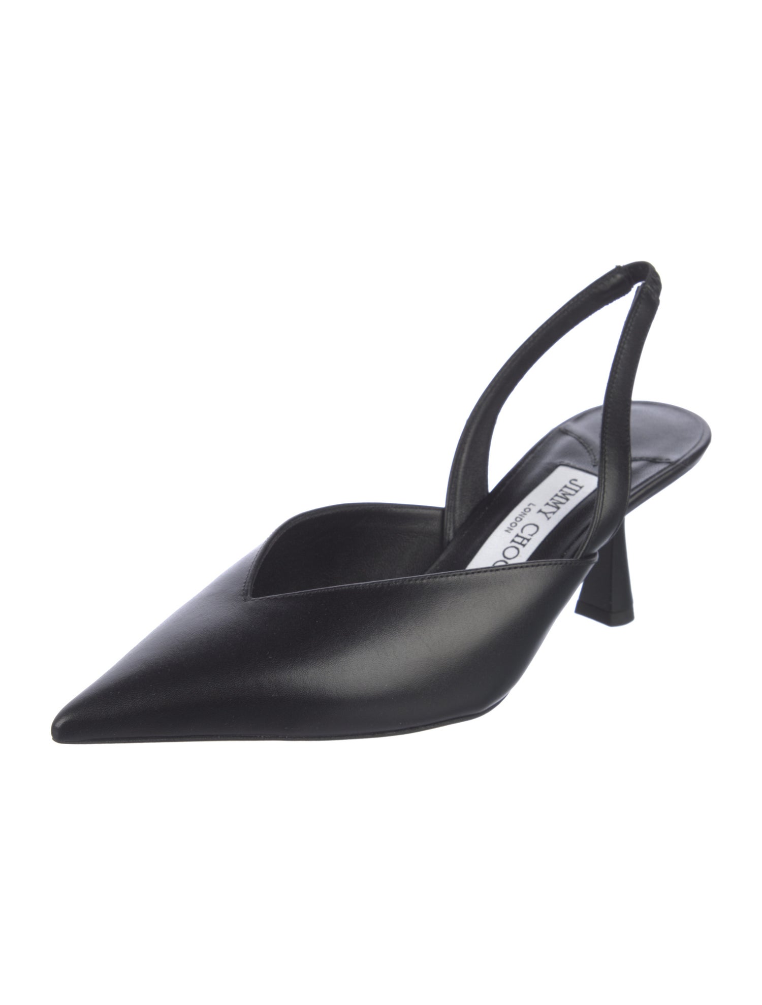 Jimmy Choo Leather Slingback Pumps