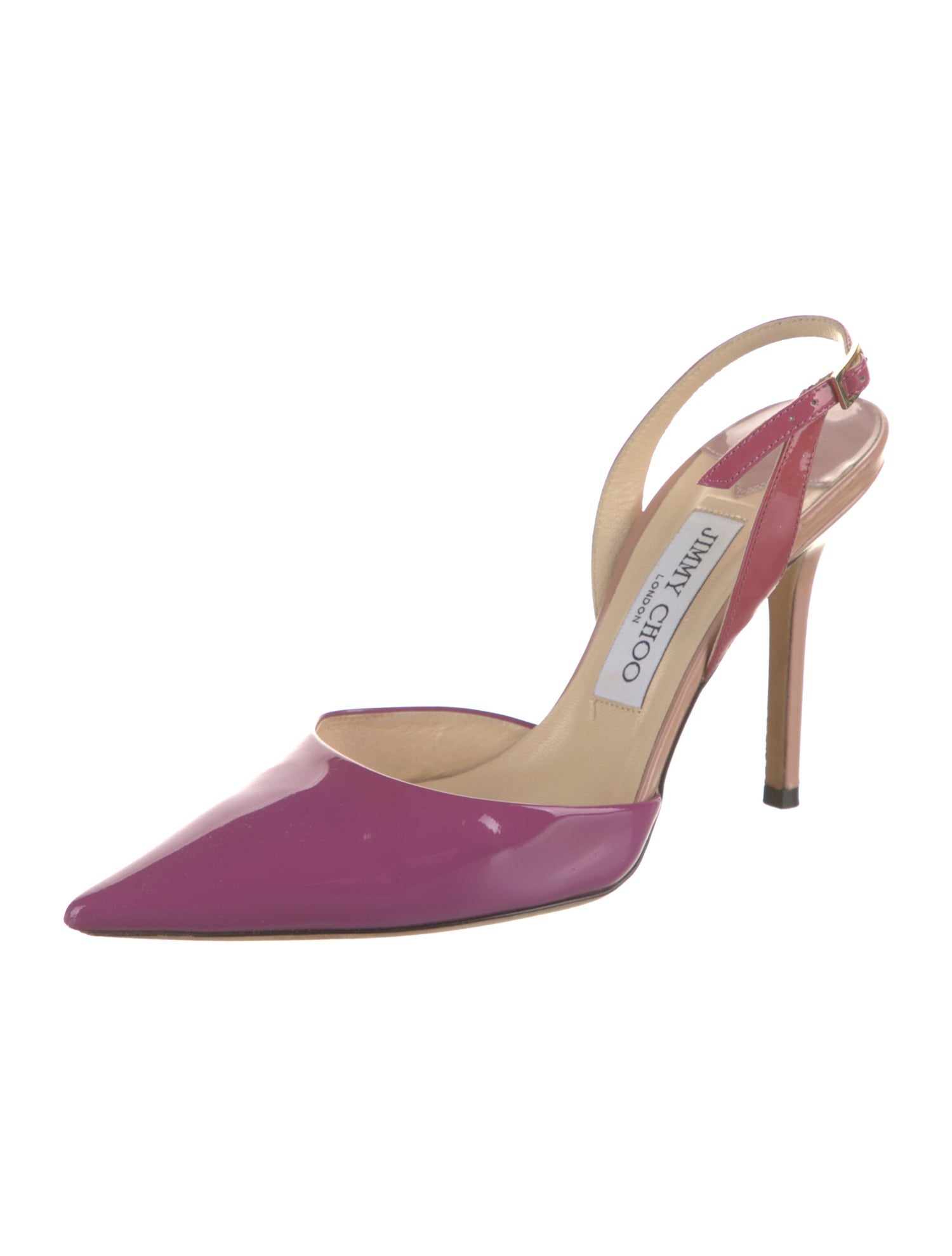 Jimmy Choo Patent Leather Slingback Pumps