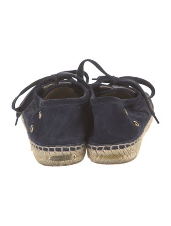 Jimmy Choo Suede Lasercut Accents Espadrilles