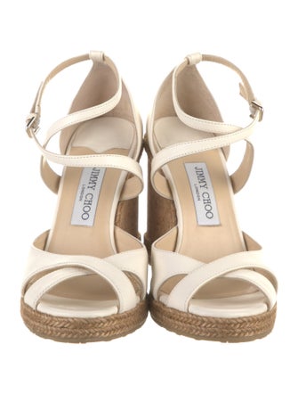Jimmy Choo Leather Espadrilles