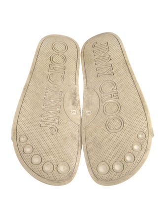 Jimmy Choo Leather Slides