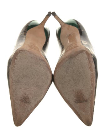 Jimmy Choo Leather Animal Print Pumps