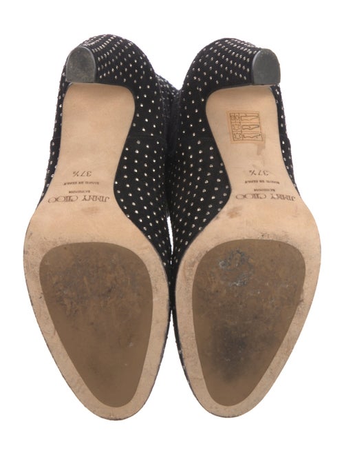 Jimmy Choo Suede Studded Accents Boots