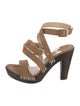Jimmy Choo Suede Studded Accents Sandals