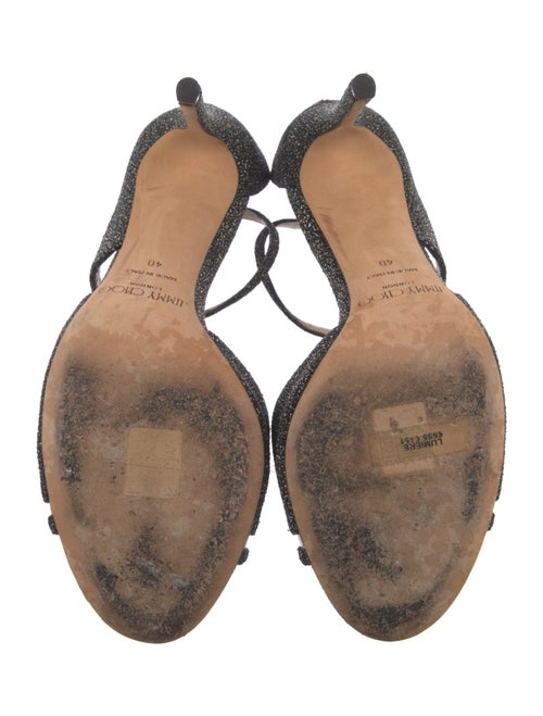 Jimmy Choo Glitter Sandals