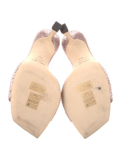Jimmy Choo Crystal Embellishments Mules