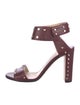 Jimmy Choo Leather Studded Accents Sandals