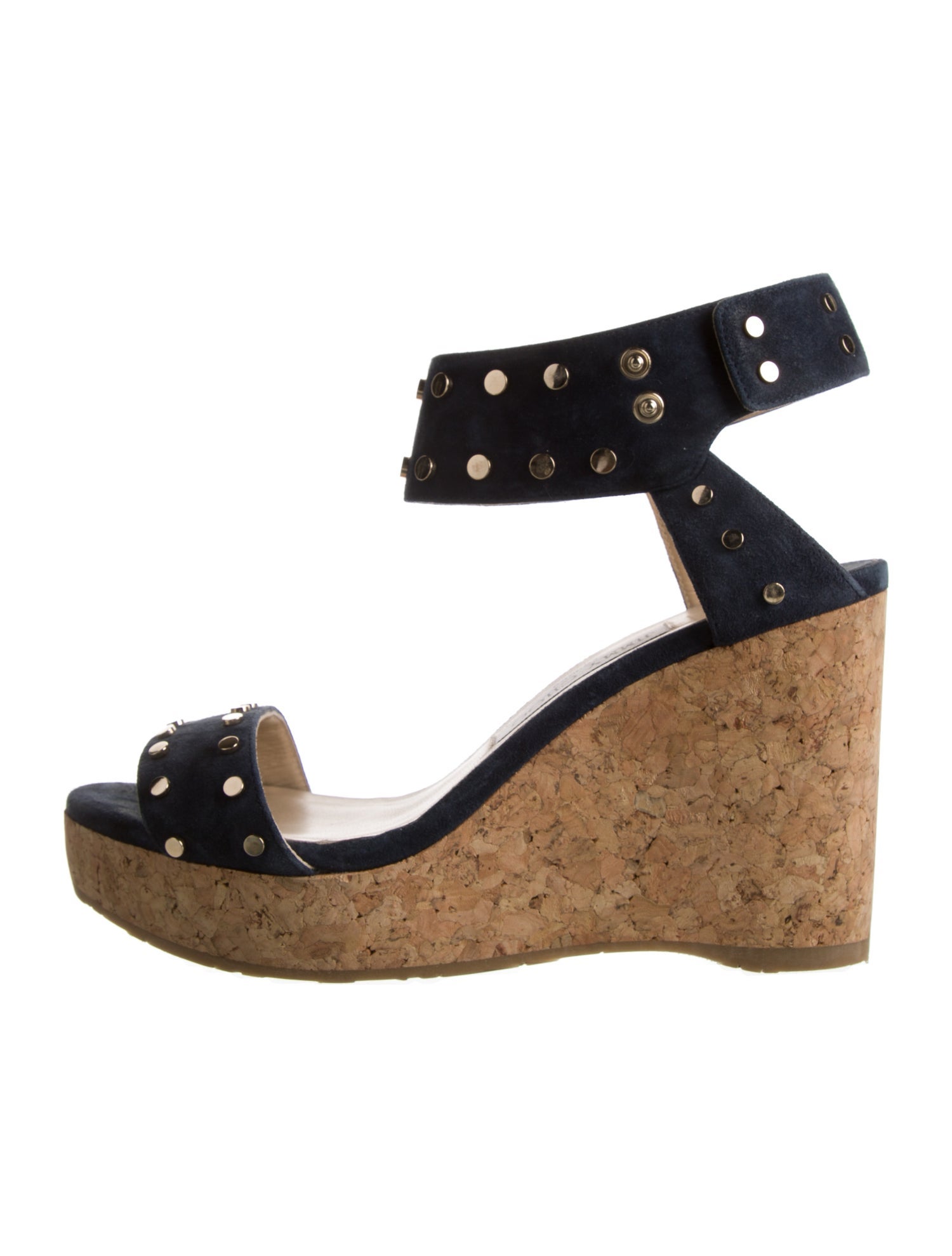 Jimmy Choo Suede Studded Accents Sandals